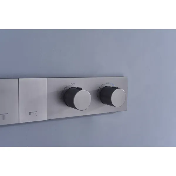 Brass shower head set Separate simple bath bath mixing valve Bath gun Grey hotel bath faucet