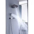 Brass shower head set Separate simple bath bath mixing valve Bath gun Grey hotel bath faucet