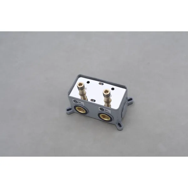 Brass shower head set Separate simple bath bath mixing valve Bath gun Grey hotel bath faucet