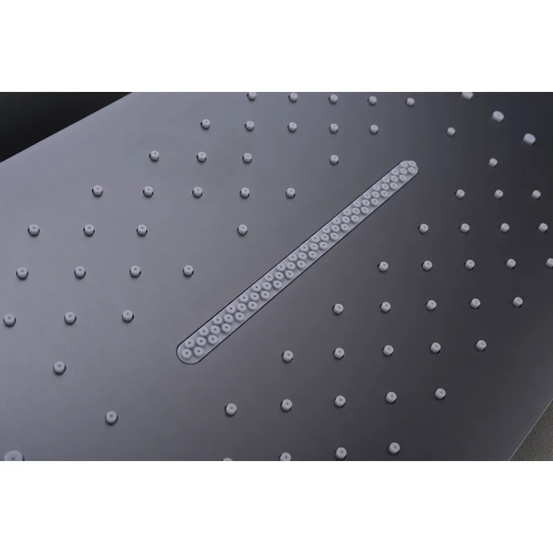 Brass shower head set Separate simple bath bath mixing valve Bath gun Grey hotel bath faucet