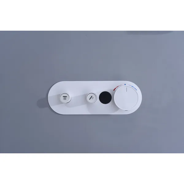 Brass shower head set Separate simple bath bath mixing valve Bath gun Grey hotel bath faucet 