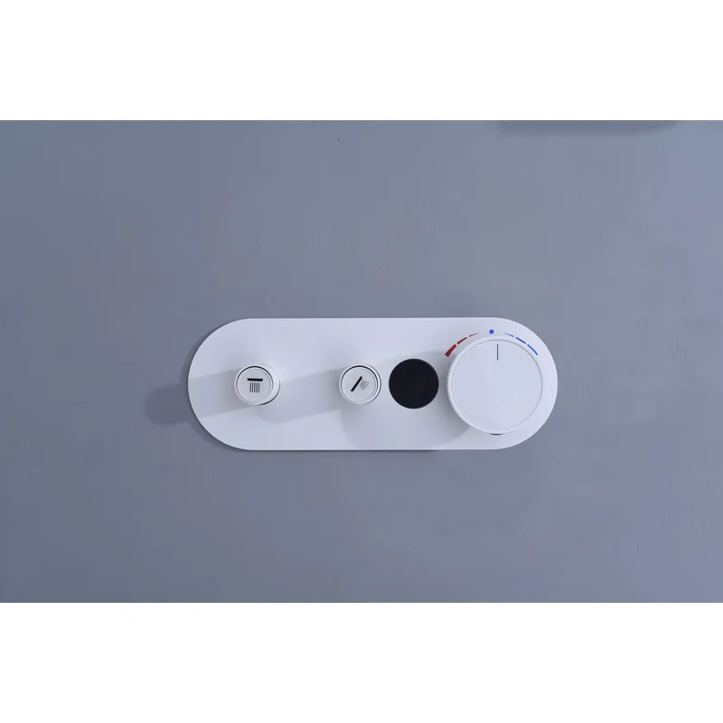 Brass shower head set Separate simple bath bath mixing valve Bath gun Grey hotel bath faucet 