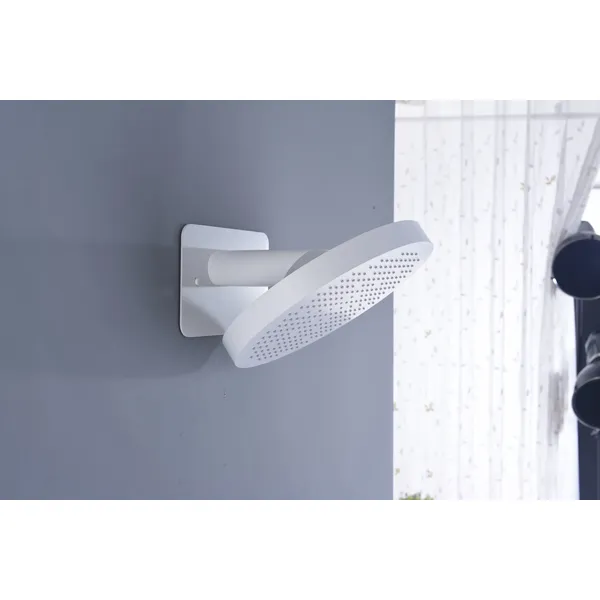 Brass shower head set Separate simple bath bath mixing valve Bath gun Grey hotel bath faucet 