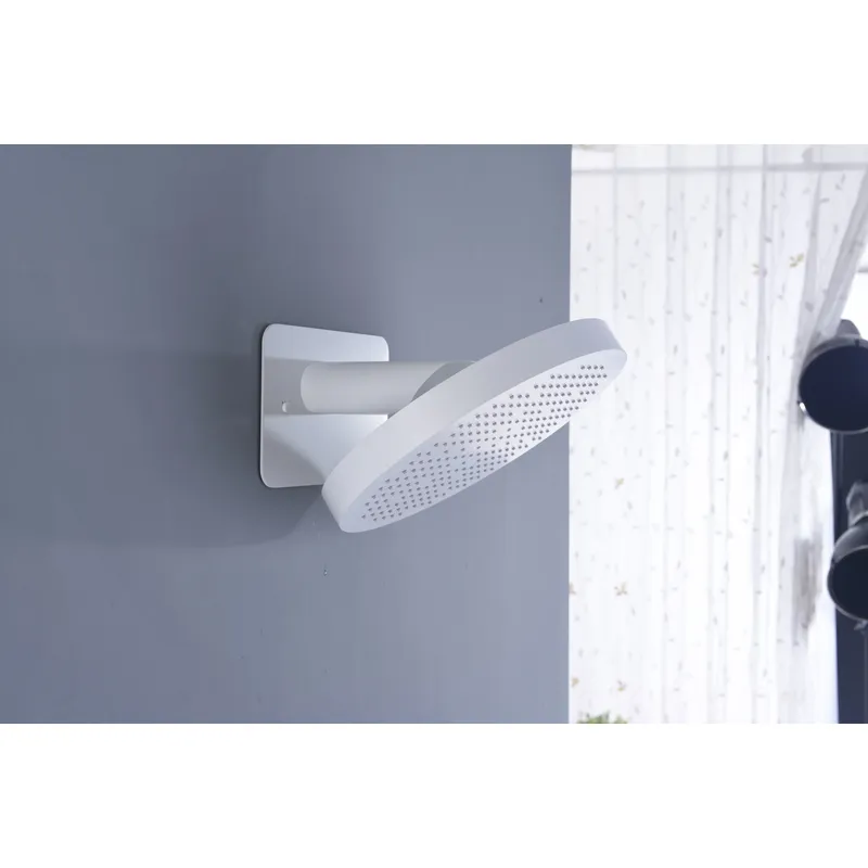 Brass shower head set Separate simple bath bath mixing valve Bath gun Grey hotel bath faucet 