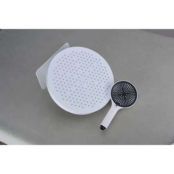 Brass shower head set Separate simple bath bath mixing valve Bath gun Grey hotel bath faucet 