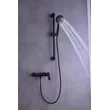 Brass shower head set Separate simple bath bath mixing valve Bath gun Grey hotel bath faucet