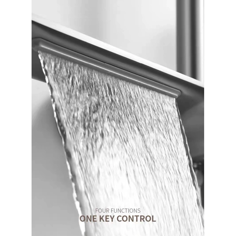 Brass shower head set Bath Taps Faucets Mixer Bathroom Shower Set 