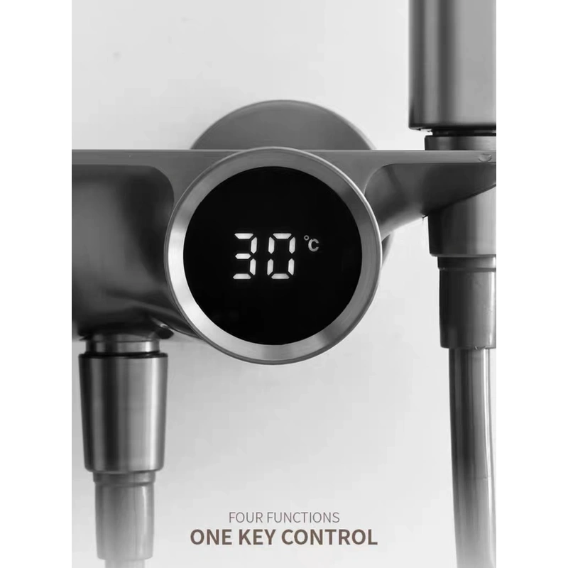 Brass shower head set Bath Taps Faucets Mixer Bathroom Shower Set 