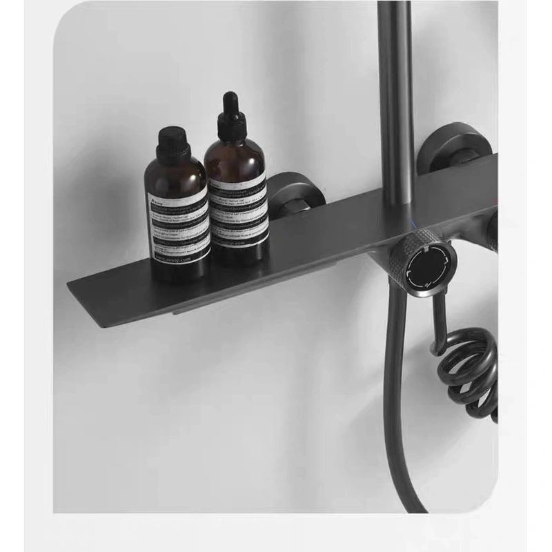 Brass shower head set Bath Taps Faucets Mixer Bathroom Shower Set 