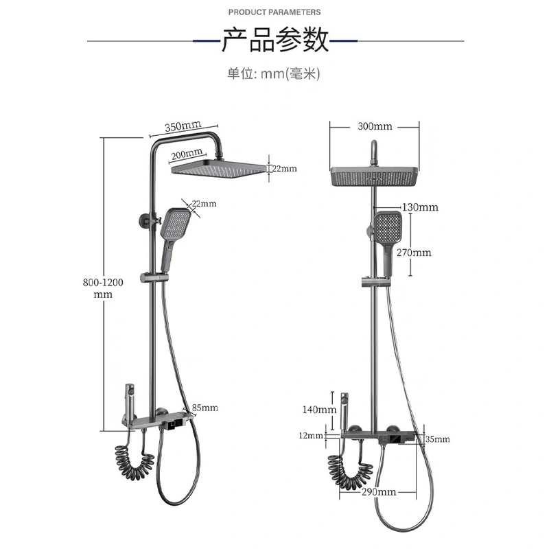  Bath Taps Faucets Mixer Bathroom Shower Set  Shower Head oem