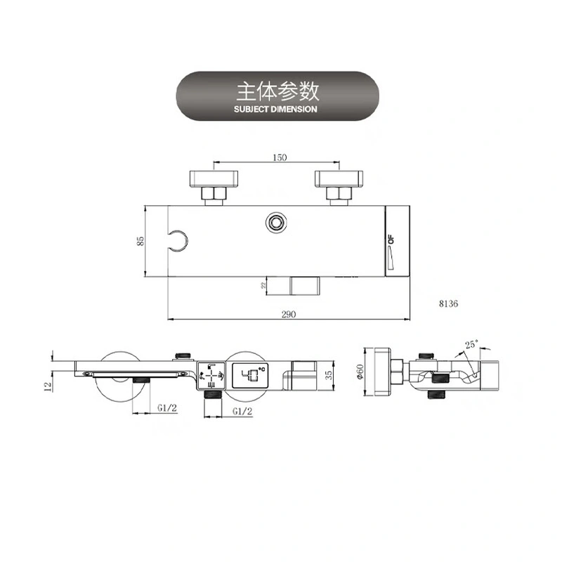  Bath Taps Faucets Mixer Bathroom Shower Set  Shower Head oem