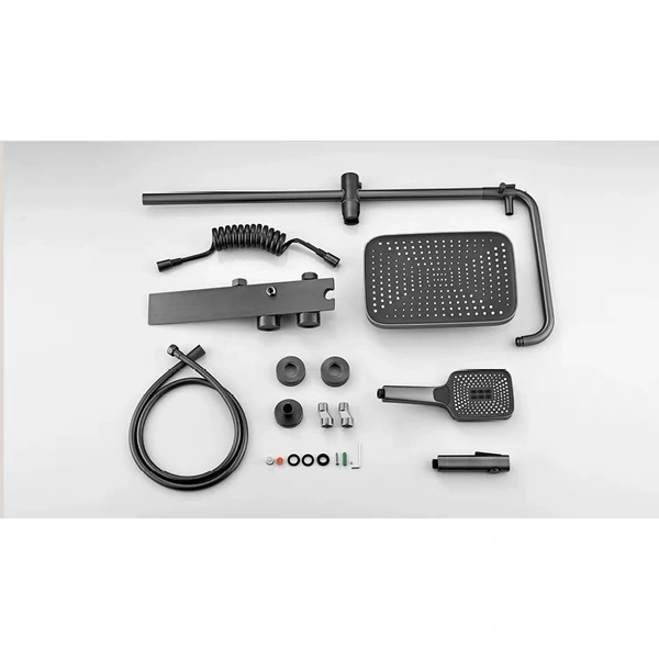 Brass shower head set Bath Taps Faucets Mixer Bathroom Shower Set 