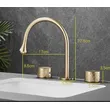 Deck Mounted Basin Mixers sanitaryware Water Mixer Tap basin mixer 