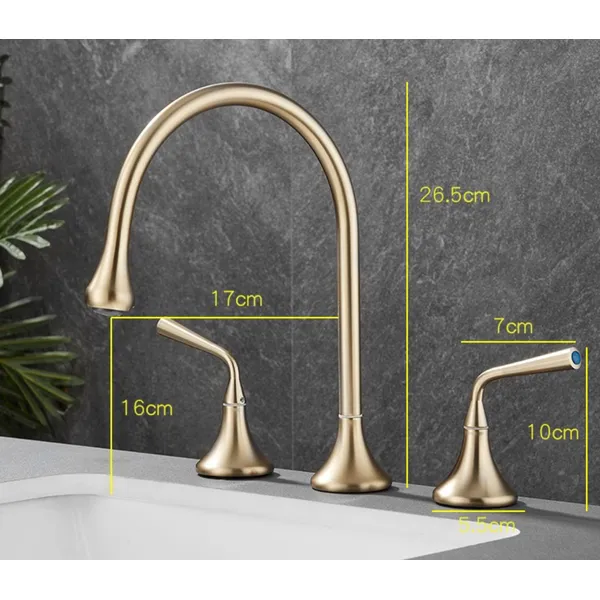 Deck Mounted Basin Mixers sanitaryware Water Mixer Tap basin mixer 