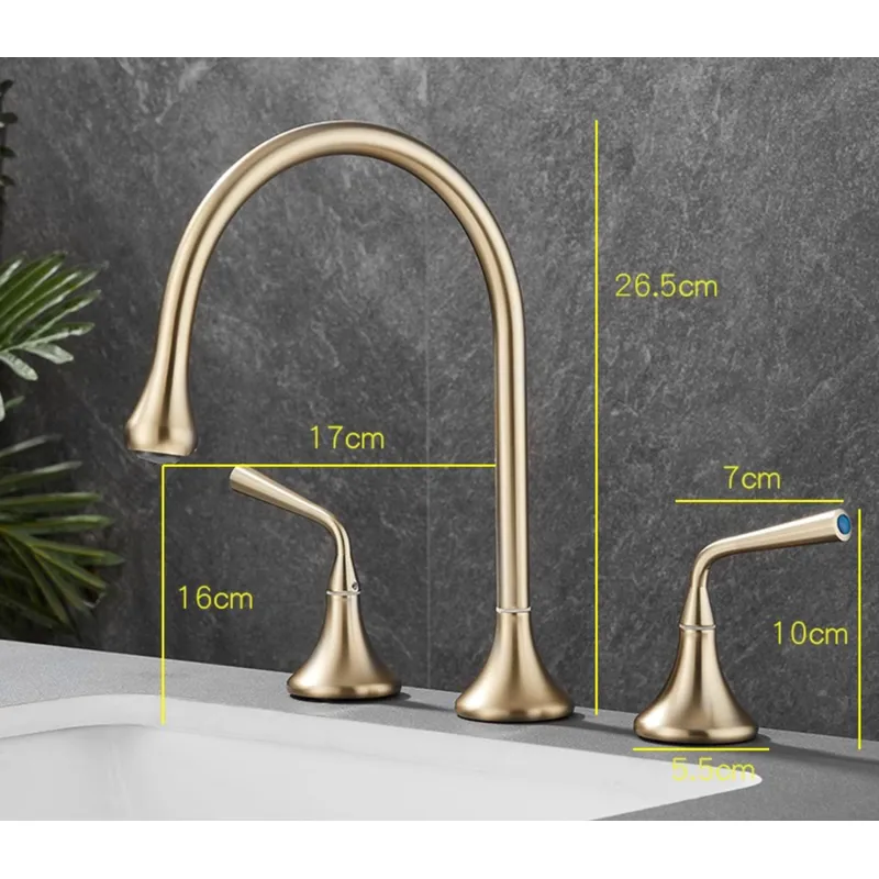 Deck Mounted Basin Mixers sanitaryware Water Mixer Tap basin mixer 