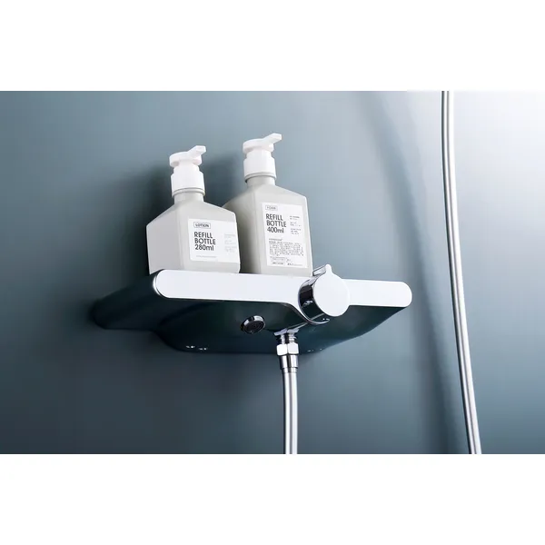 oemBrass shower head set Separate simple bath bath mixing valve Bath gun Grey hotel bath faucet