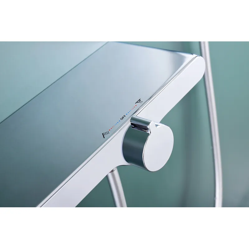 oemBrass shower head set Separate simple bath bath mixing valve Bath gun Grey hotel bath faucet