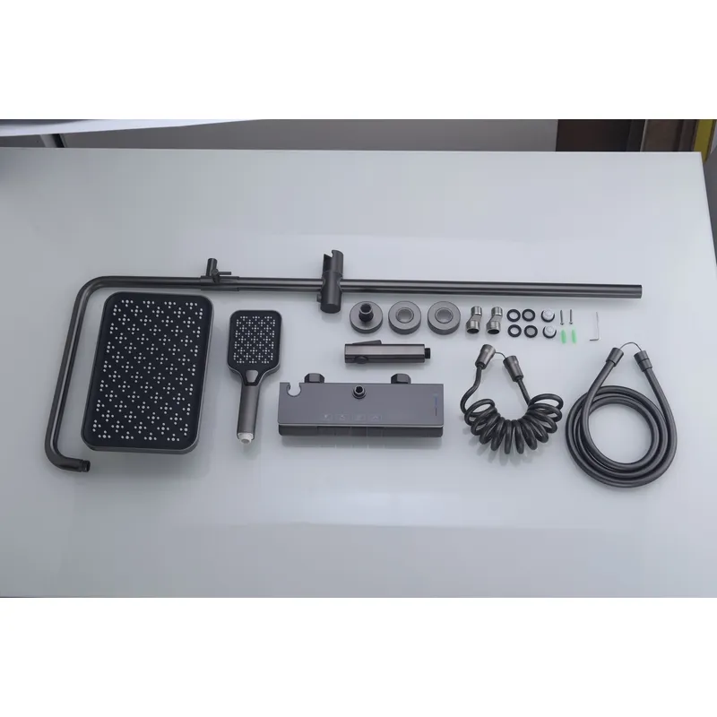  Bathroom shower Faucets basin MixerShower Set  Shower digitaldisplay