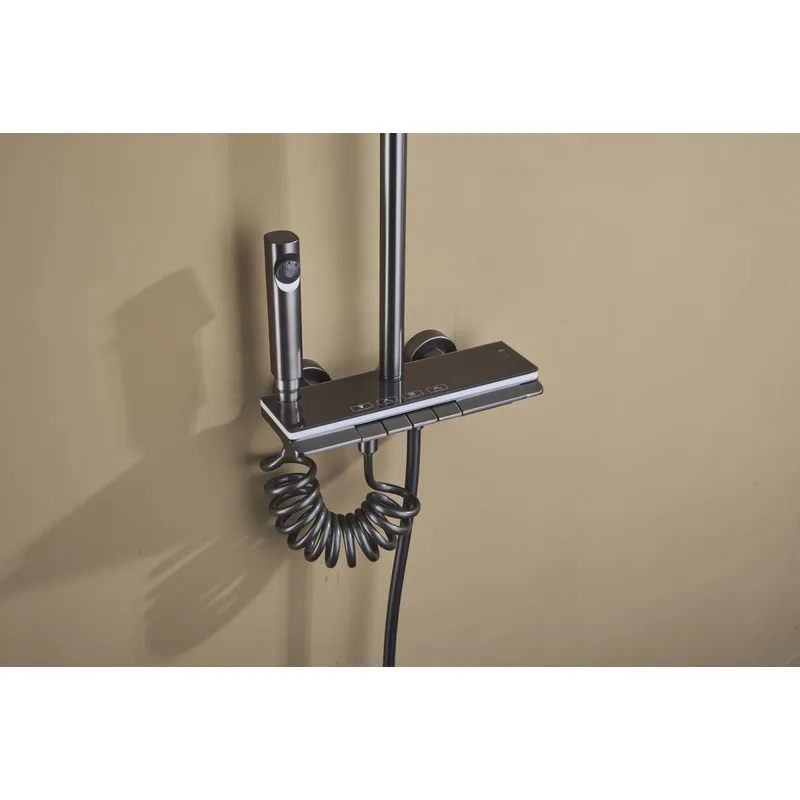  Bathroom shower Faucets basin MixerShower Set  Shower digitaldisplay