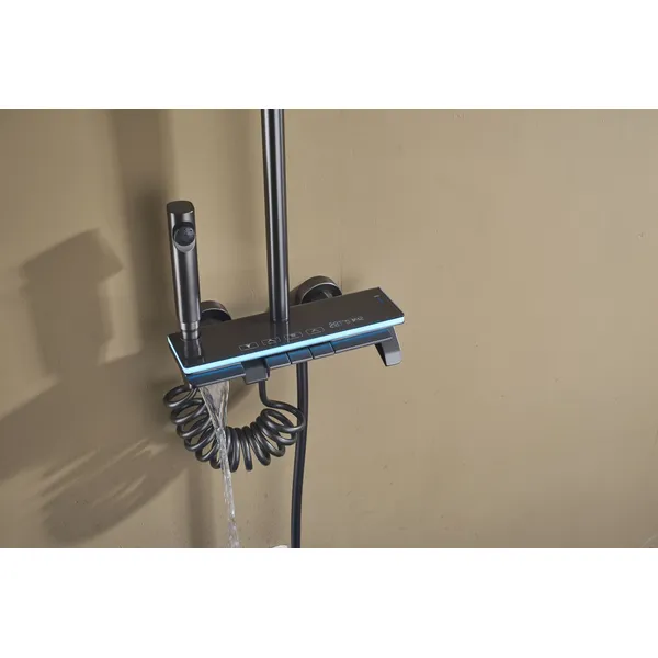  Bathroom shower Faucets basin MixerShower Set  Shower digitaldisplay