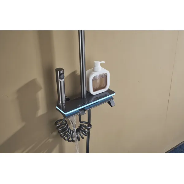  Bathroom shower Faucets basin MixerShower Set  Shower digitaldisplay