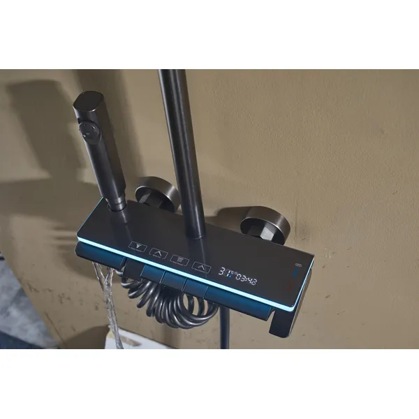  Bathroom shower Faucets basin MixerShower Set  Shower digitaldisplay