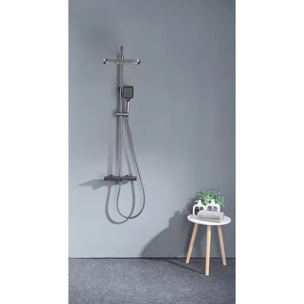 Brass shower head set bath bath mixing hotel bath faucetbathroom