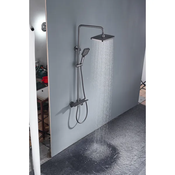 Brass shower head set bath bath mixing hotel bath faucetbathroom