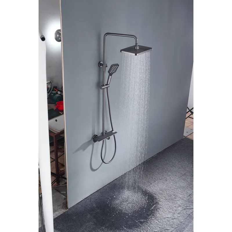 Brass shower head set bath bath mixing hotel bath faucetbathroom