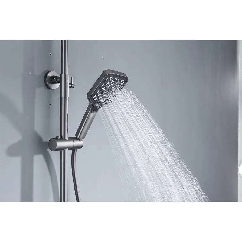 Brass shower head set bath bath mixing hotel bath faucetbathroom