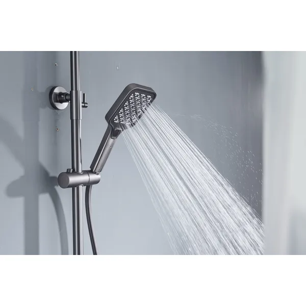 Brass shower head set bath bath mixing hotel bath faucetbathroom