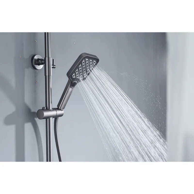 Brass shower head set bath bath mixing hotel bath faucetbathroom