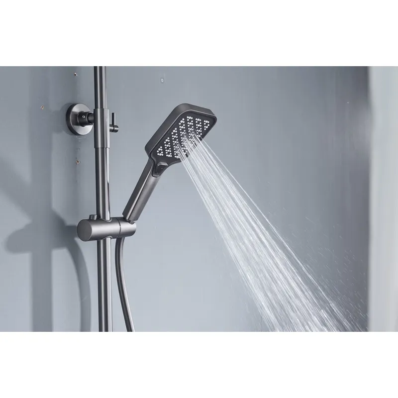 Brass shower head set bath bath mixing hotel bath faucetbathroom