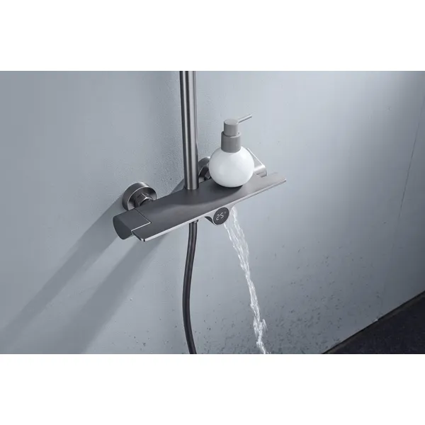 Brass shower head set bath bath mixing hotel bath faucetbathroom