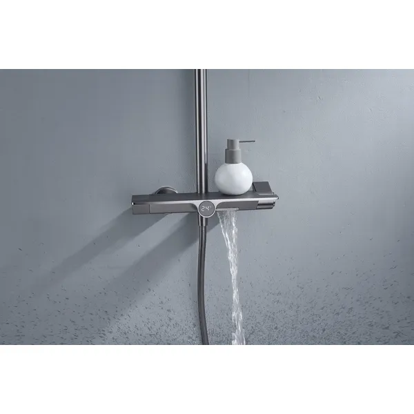 Brass shower head set bath bath mixing hotel bath faucetbathroom