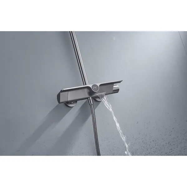 Brass shower head set bath bath mixing hotel bath faucetbathroom