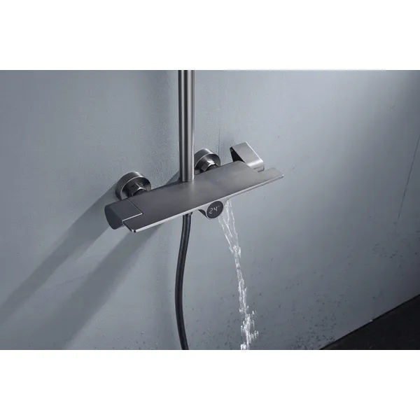 Brass shower head set bath bath mixing hotel bath faucetbathroom