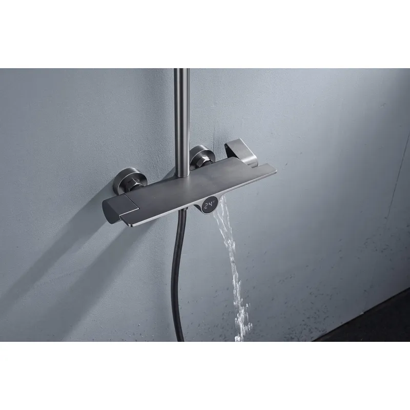 Brass shower head set bath bath mixing hotel bath faucetbathroom