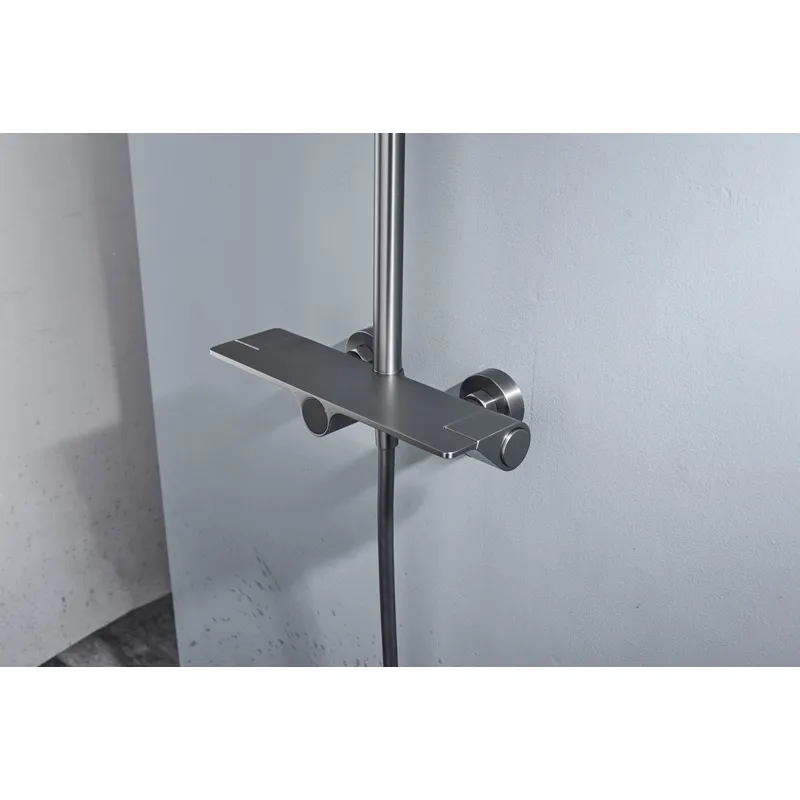 Brass shower head set bath bath mixing hotel bath faucetbathroom