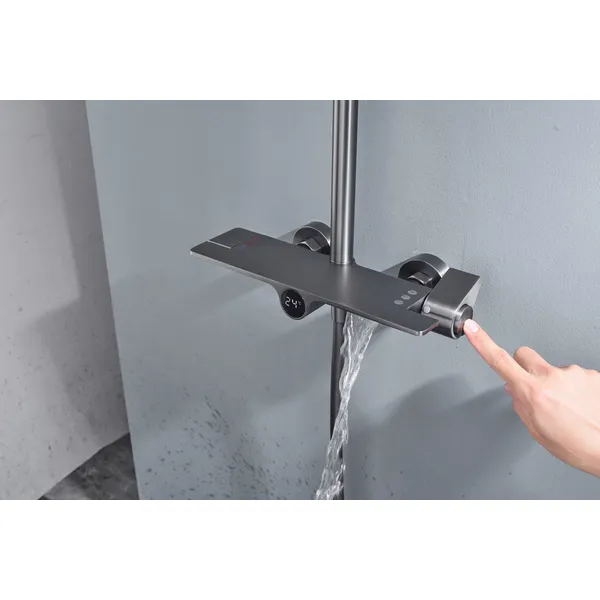 Brass shower head set bath bath mixing hotel bath faucetbathroom