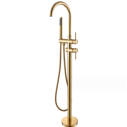 Bathroom floor bathtub faucet Household hotel bathroom cold and hot floor faucet mixing valve wholesale OEM