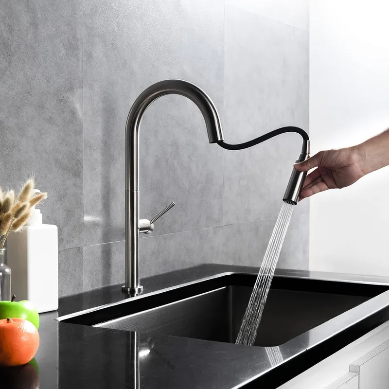 OEM Pull Down Kitchen Faucet, sanitaryware,kitchen taps