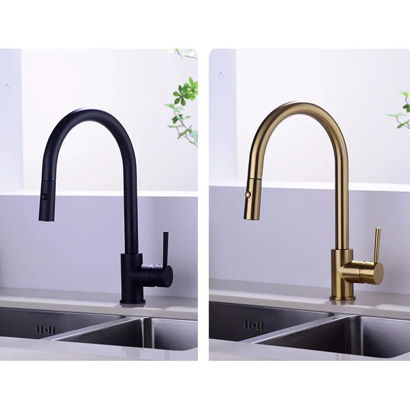 OEM Pull Down Kitchen Faucet, sanitaryware,sink taps youngssanitaryware