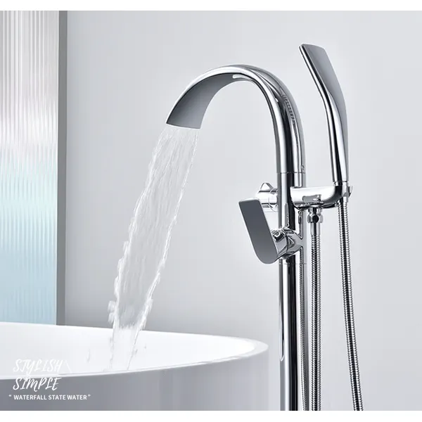 sanitaryware Bathroom Faucet Mixer Floor-to-ceiling bathtub fauce