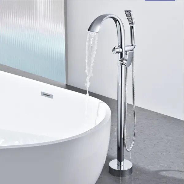 sanitaryware Bathroom Faucet Mixer Floor-to-ceiling bathtub fauce