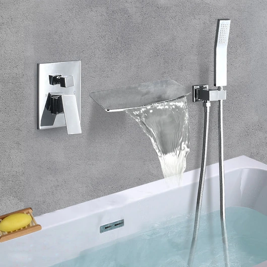  bathroom brass Luxury Bathroom Faucets Waterfall Wash Face Basin Faucet  Europe and America styles toilet faucet wash basin faucet wholesale topyoungs 