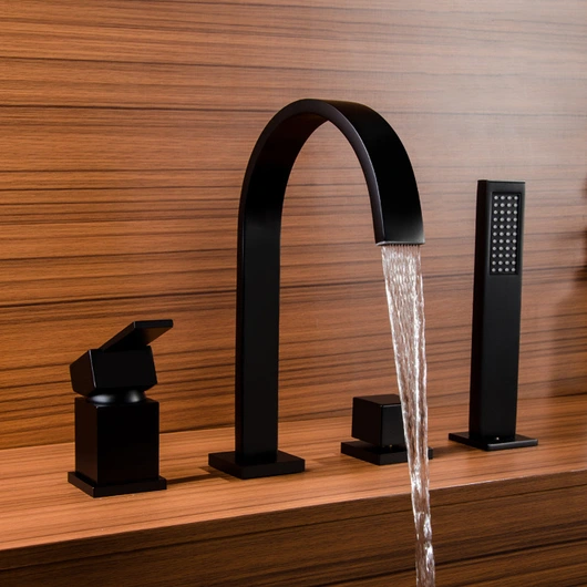  bathroom brass Luxury Bathroom Faucets Waterfall Wash Face Basin Faucet  Europe and America styles toilet faucet wash basin faucet wholesale topyoungs 