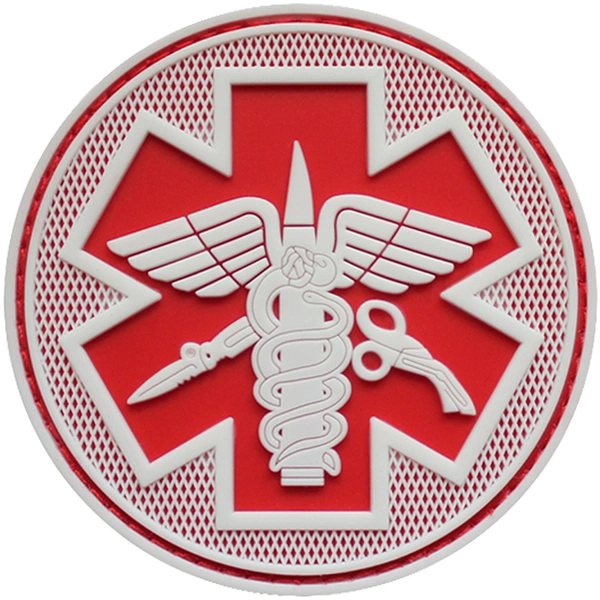 PVC rubber patches, PVC badges with velcro backing