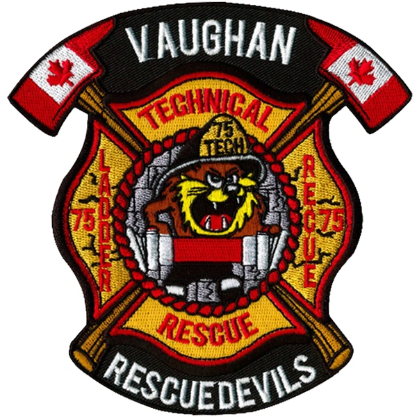 écussons et écussons brodés de sauvetage des pompiers 