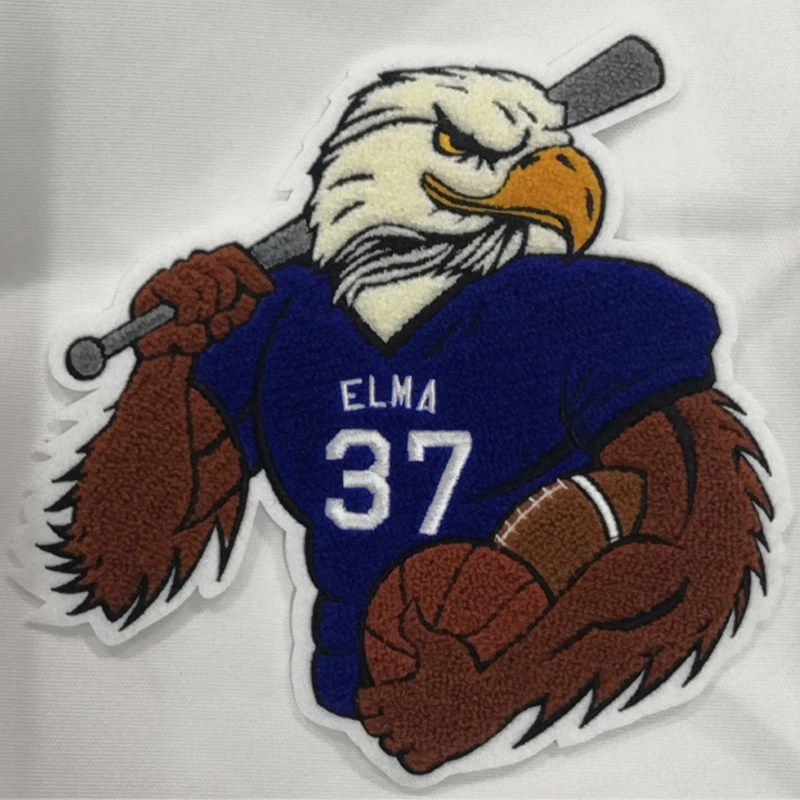 letterman jacket chenille patches badges iron on